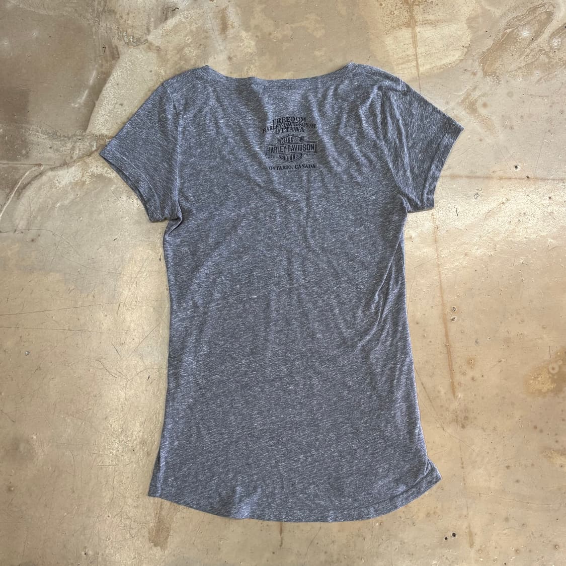 할리데이비슨 여성용 스컬 반팔티셔츠 상품이미지3