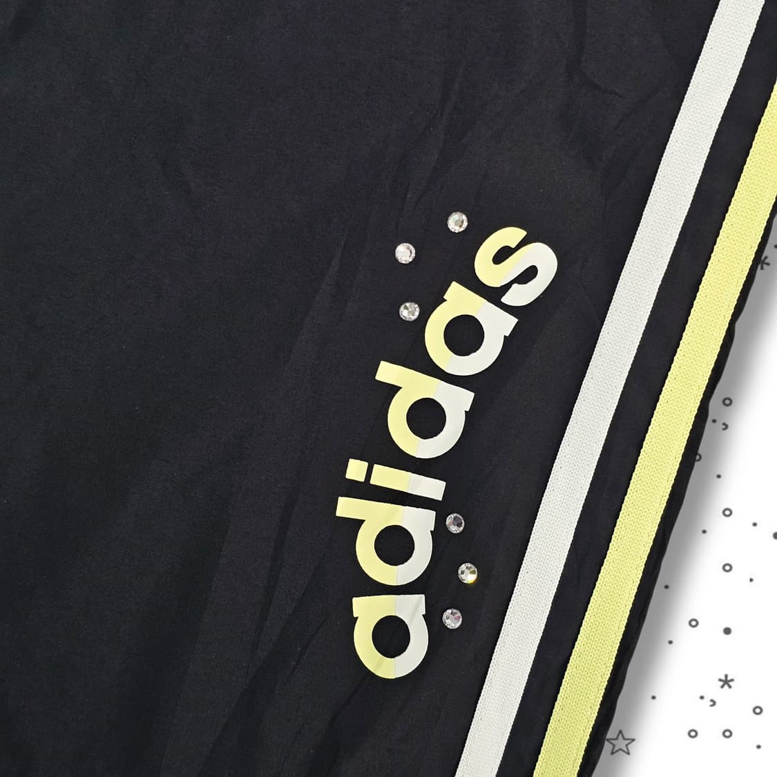 S Adidas 아디다스 큐빅 레터링 트레이닝 팬츠 상품이미지4