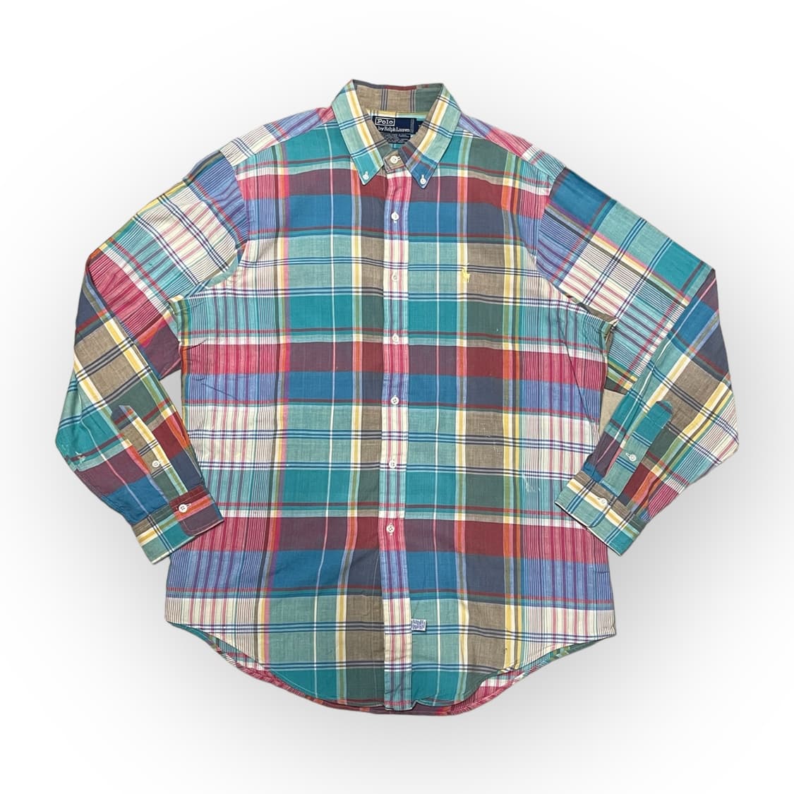 XL)폴로 마드라스 셔츠 상품이미지1