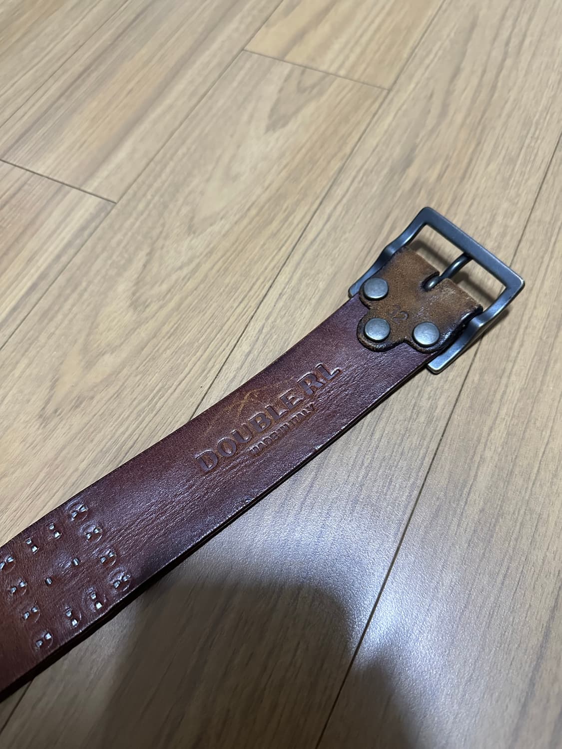 더블알엘 RRL 스터드 러프아웃 벨트 32사이즈 상품이미지6