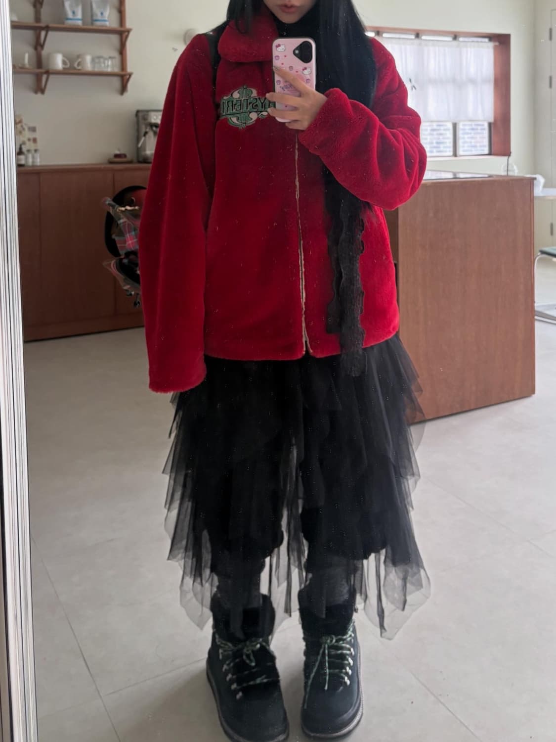 히스테릭글래머 퍼 자켓 상품이미지1