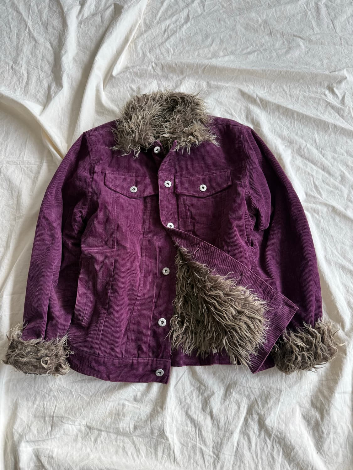 펑투케 와투케 나나펑크 코듀로이 퍼 자켓 상품이미지1