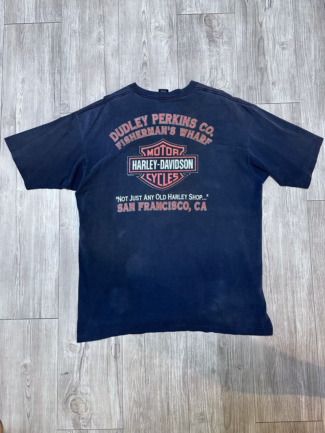 빈티지 할리데이비슨 반팔티 블랙 MADE IN USA 상품이미지5