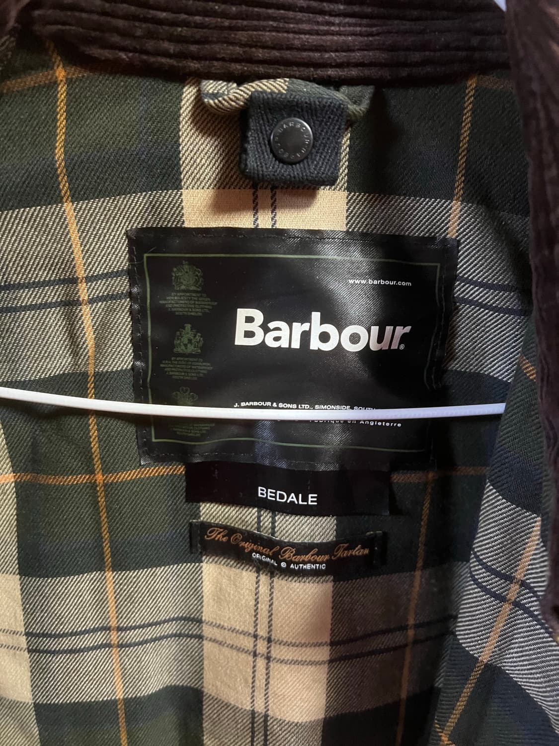 바버 비데일 자켓 세이지 36 상품이미지3