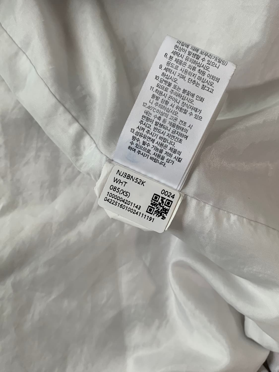 노스페이스 NJ3BN52K 화이트라벨 마티스 자켓 신형 상품이미지10