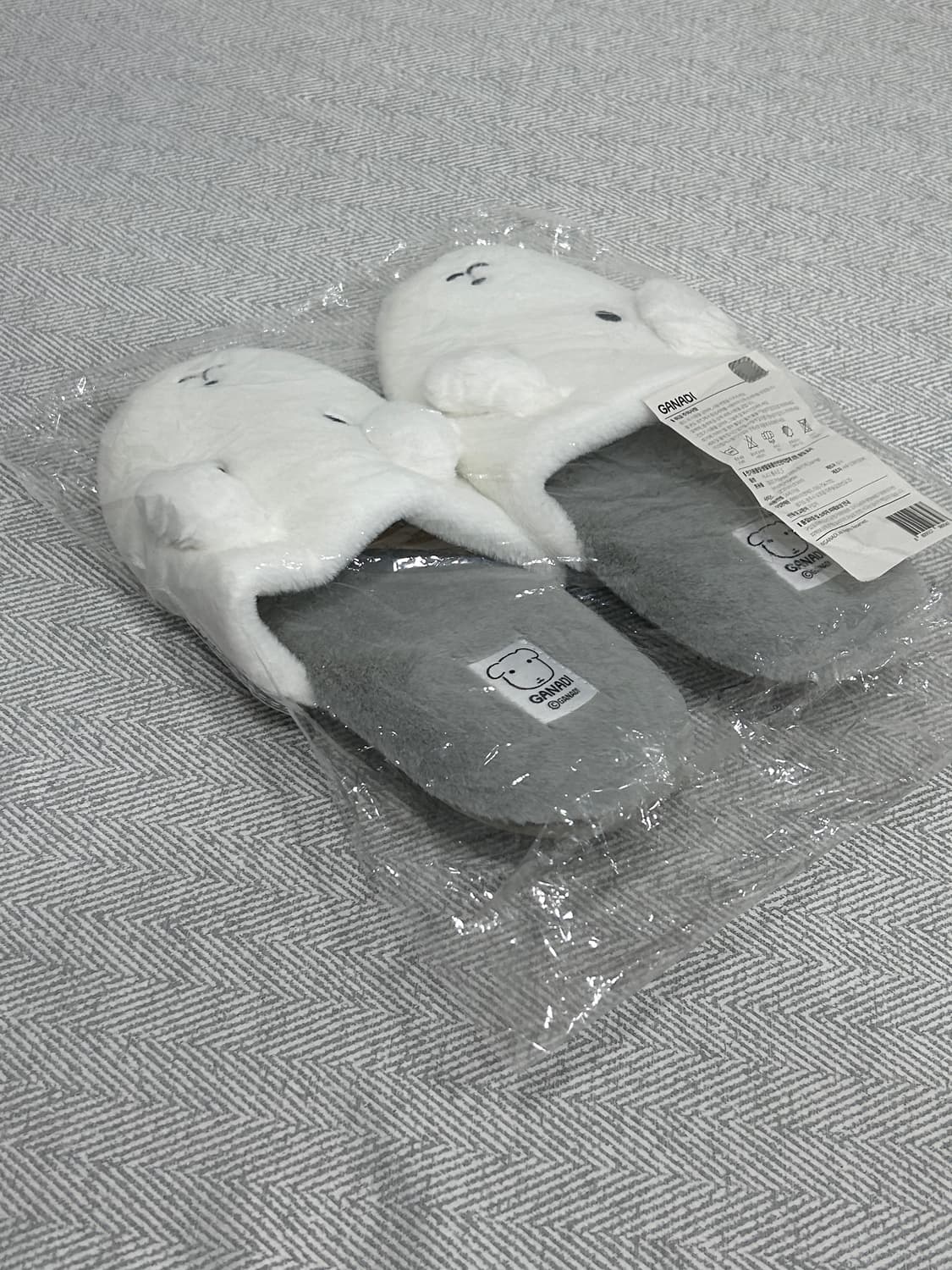 새상품 가나디 룸슈즈 털슬리퍼 S 상품이미지3