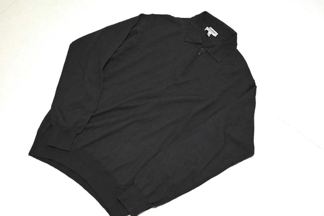 Giorgio Armani 90s silk cashmere zip  상품이미지1