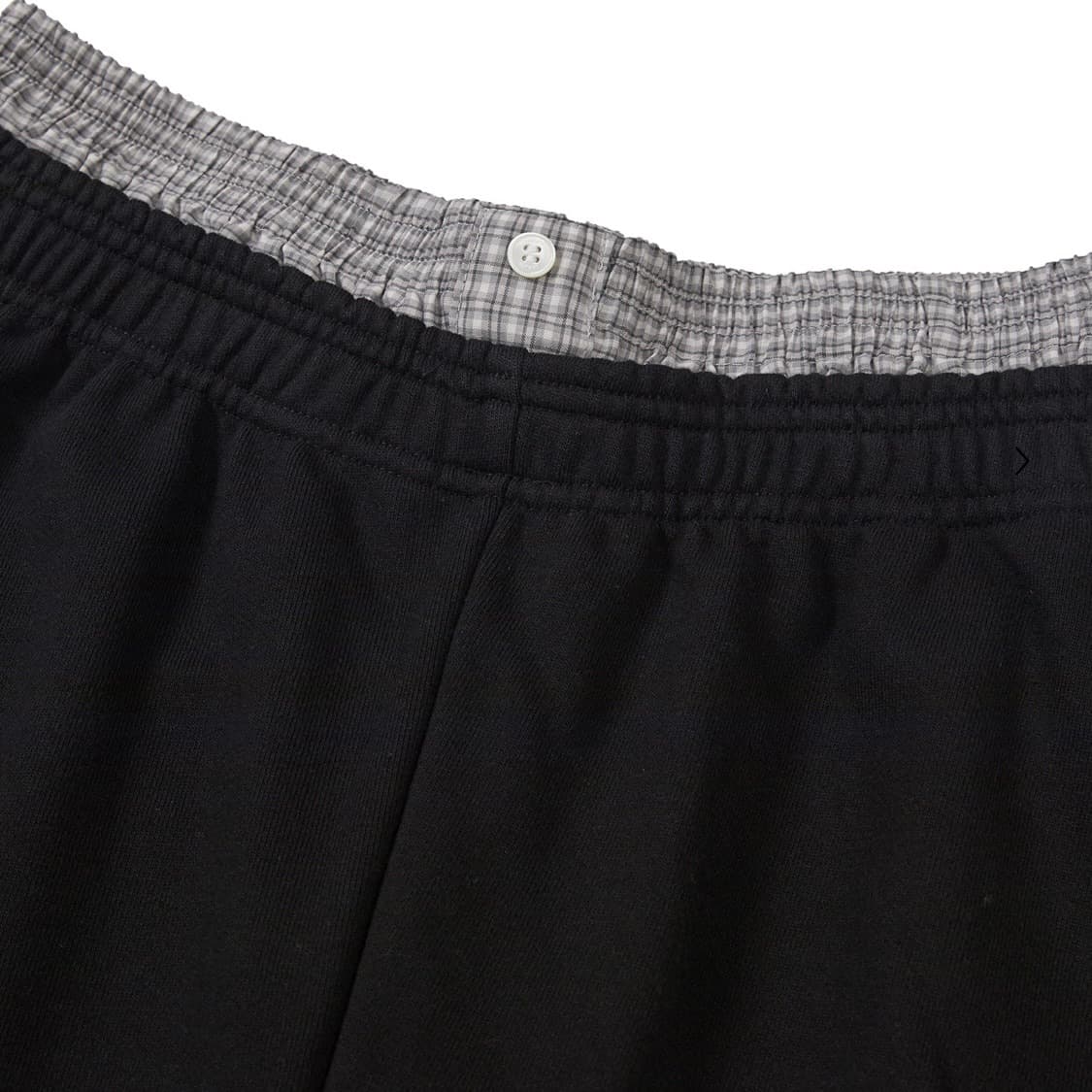 [LCDC] 엘씨디씨 레이어드 체크 스웻팬츠(블랙) 상품이미지6