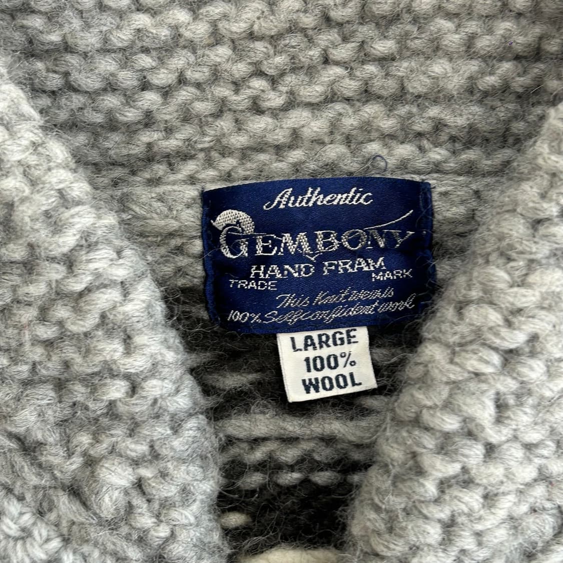 GEMBONY 노르딕 패턴 울 집업 가디건 상품이미지5