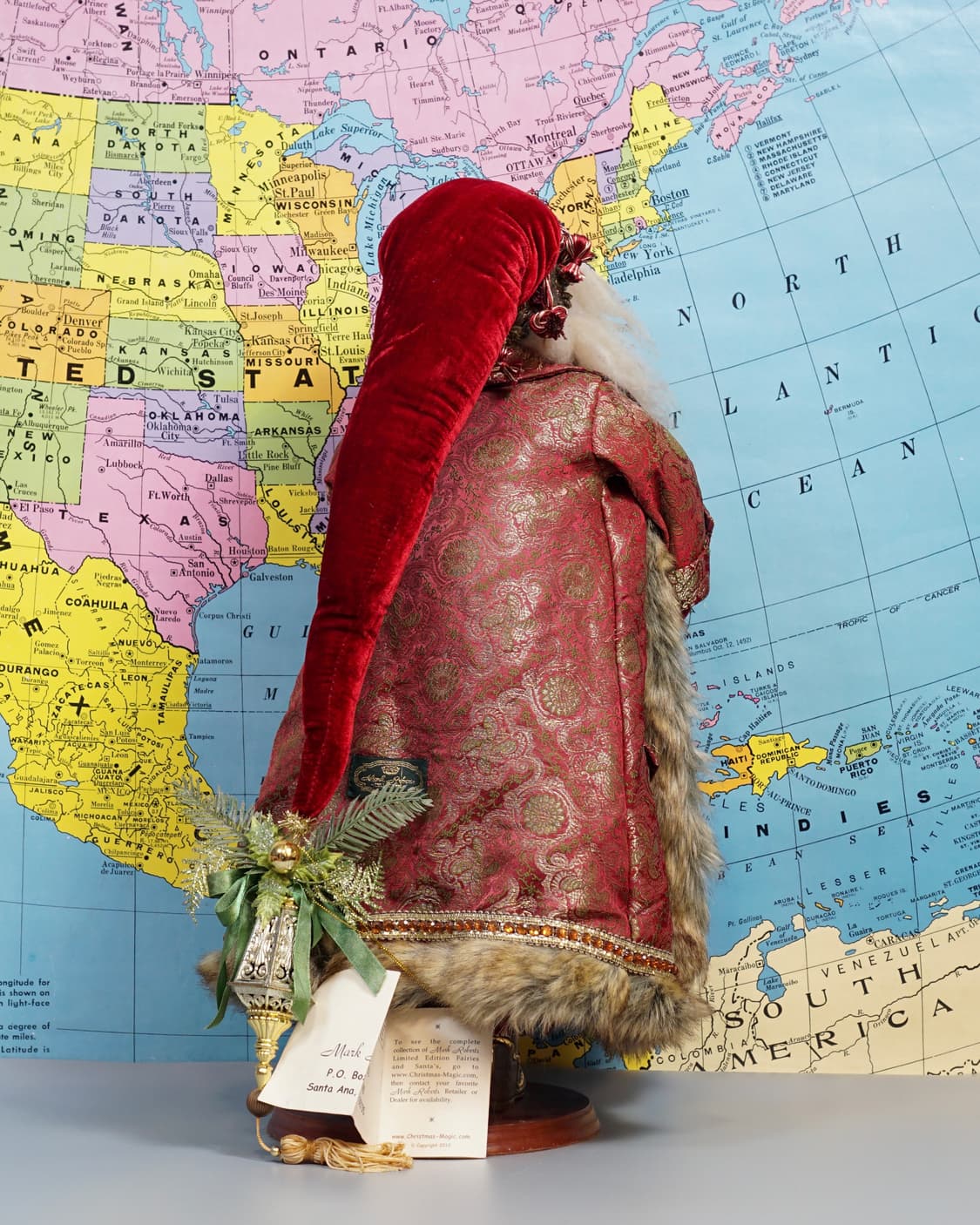 빈티지 소품 USA 마크 로버츠 250개 한정판 산타 피규어 상품이미지7