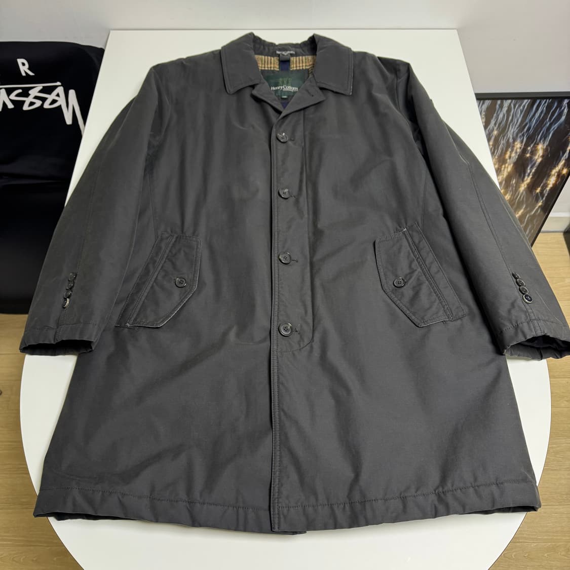 헨리코튼 남성 코트 110 차콜 상품이미지1