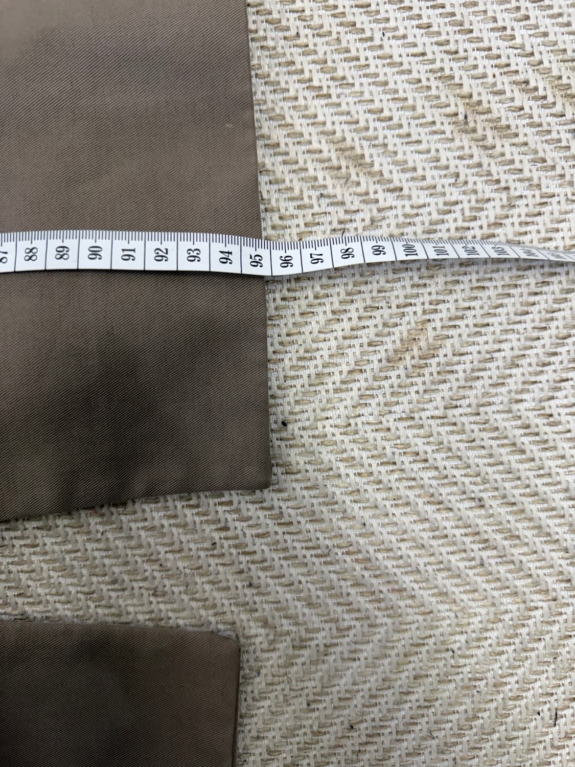 정품) TIME 타임옴므 베이지색 롱자켓 100 상품이미지9