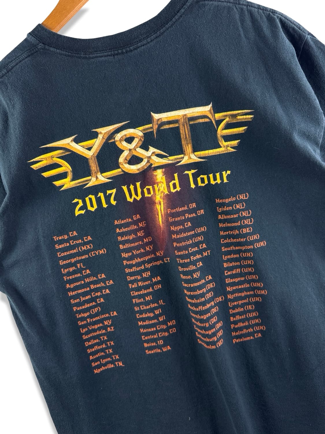 Y&T Open Fire 월드 투어 티셔츠3319 상품이미지5