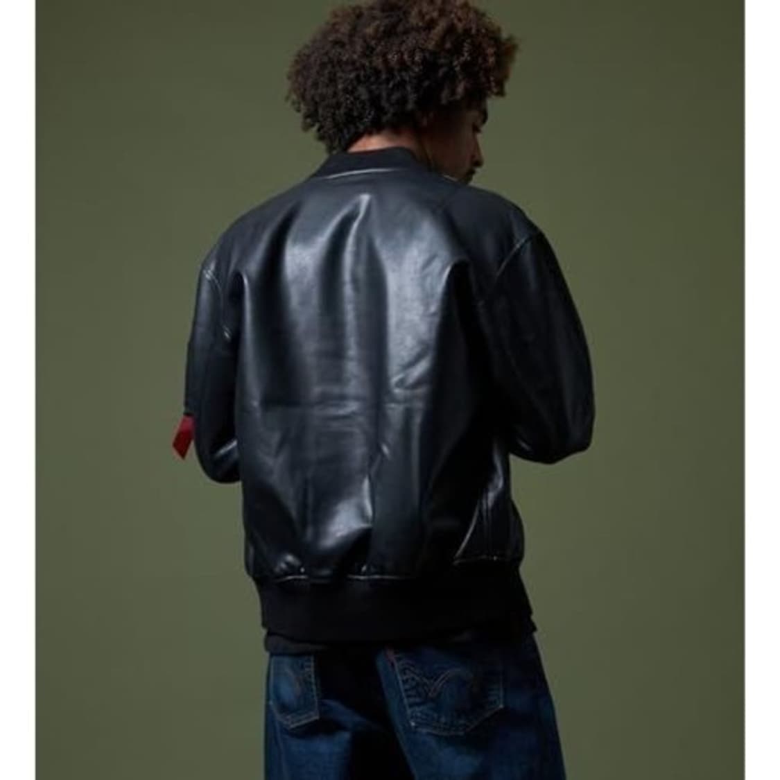 알파인더스트리 비건 레더 마원 점퍼 상품이미지2