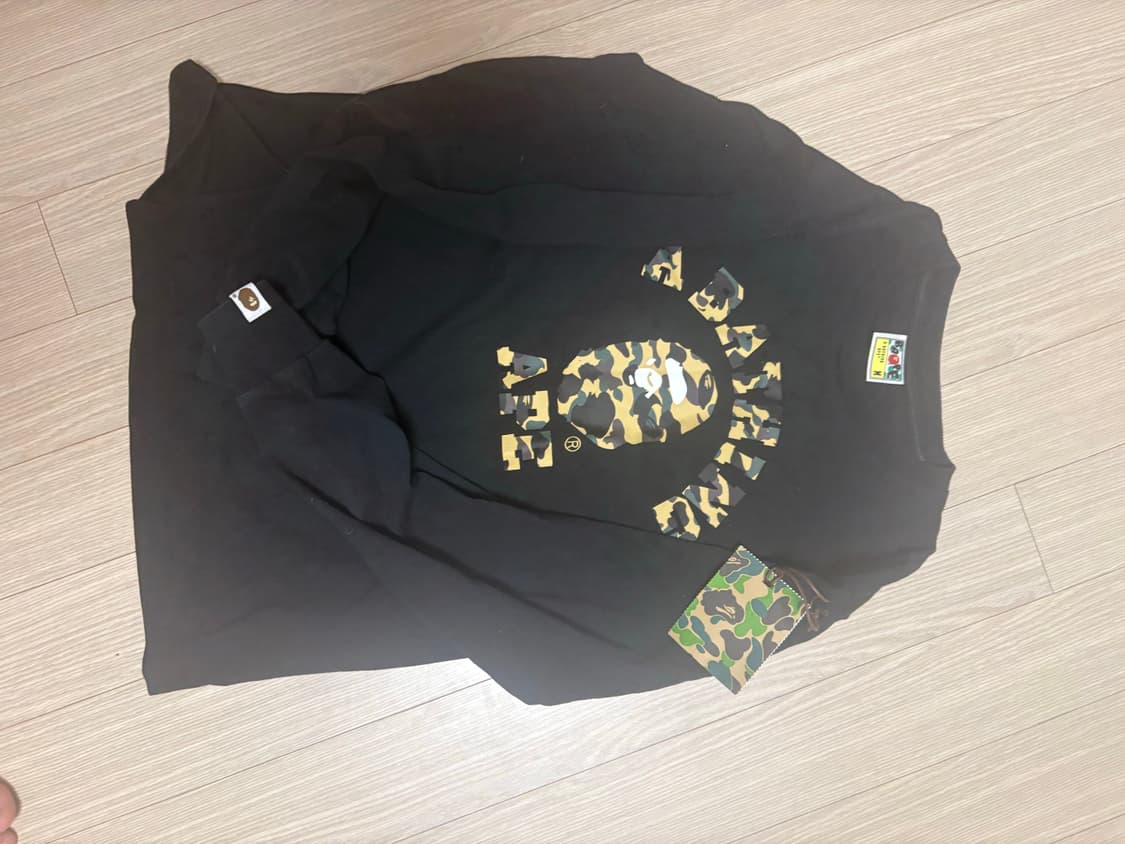 베이프 카모 롱슬리브 m 상품이미지1