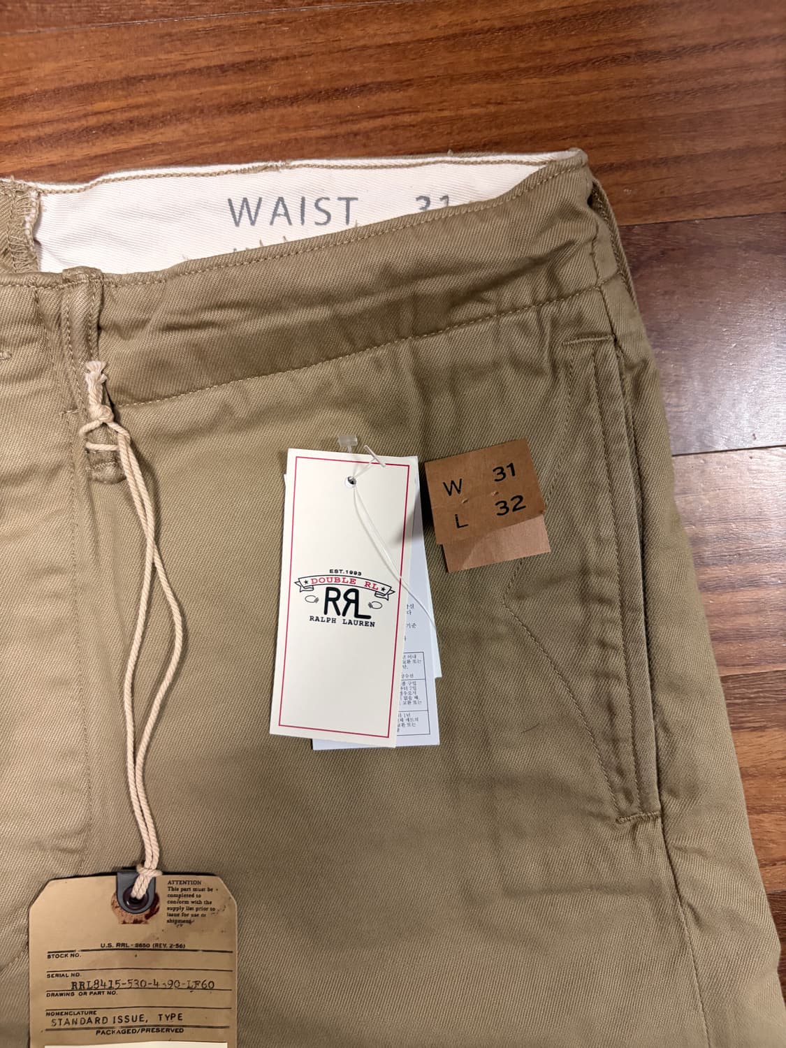 rrl 더블알엘 오피서치노 31x32 상품이미지2