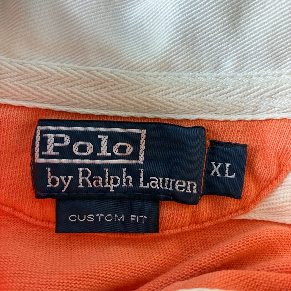 Polo  폴로 랄프로렌 자수 커튼 스트라이프 반팔 럭비티  상품이미지4