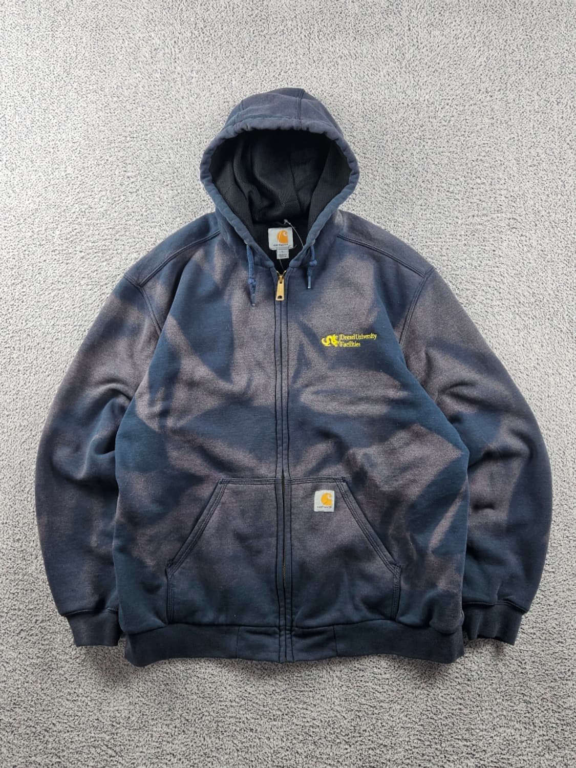 칼하트 다잉 워시드 커스텀 스웻 후드 집업 ( L ) / 10881 상품이미지1