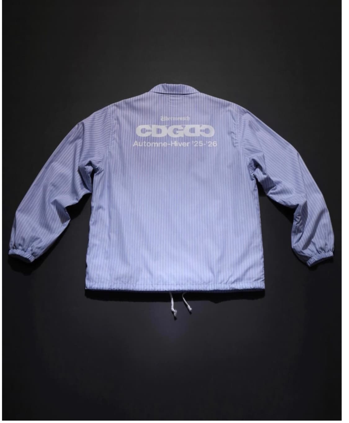 [CDGDC] 꼼데가르송 지드래곤 콜라보 스트라이프 코치 자켓 XL 상품이미지2