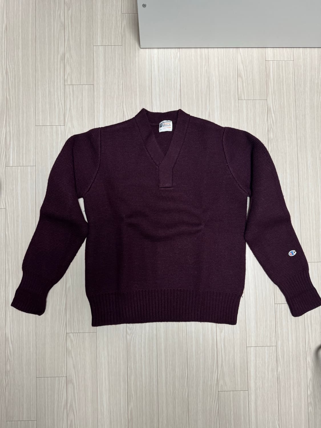 챔피온 로체스터 니트 버건디 XL 상품이미지1