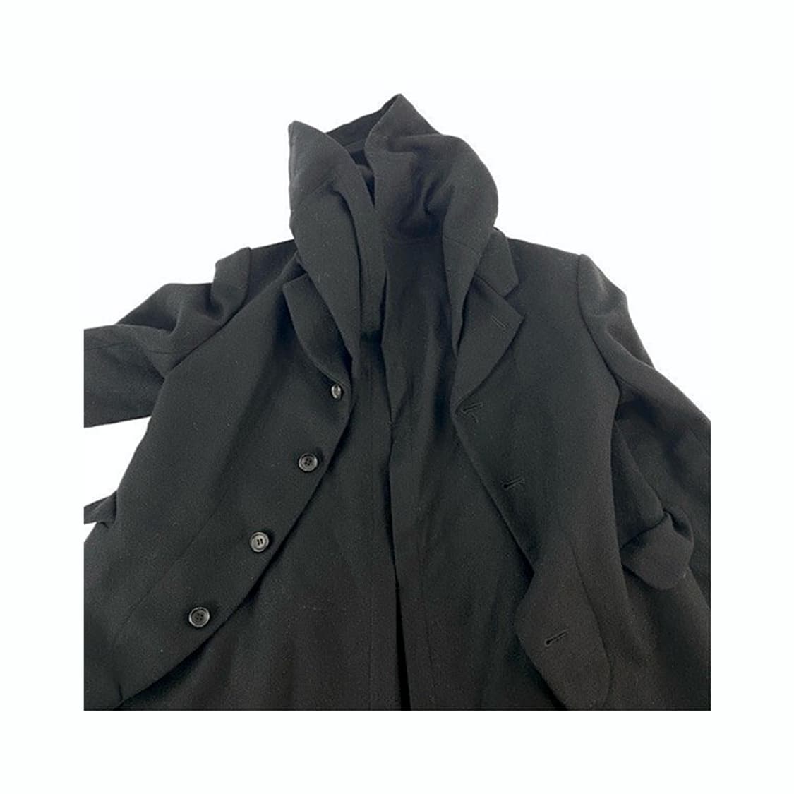 COMMEDESGARCONS 꼼데가르송 레이디 컬렉션 후드 레이어드 코트 상품이미지4