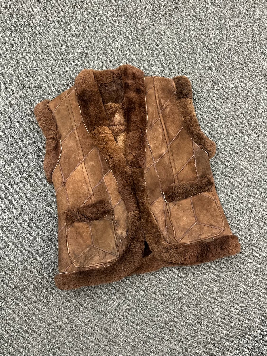 M)Japanese vintage 여성 무스탕 베스트 상품이미지1