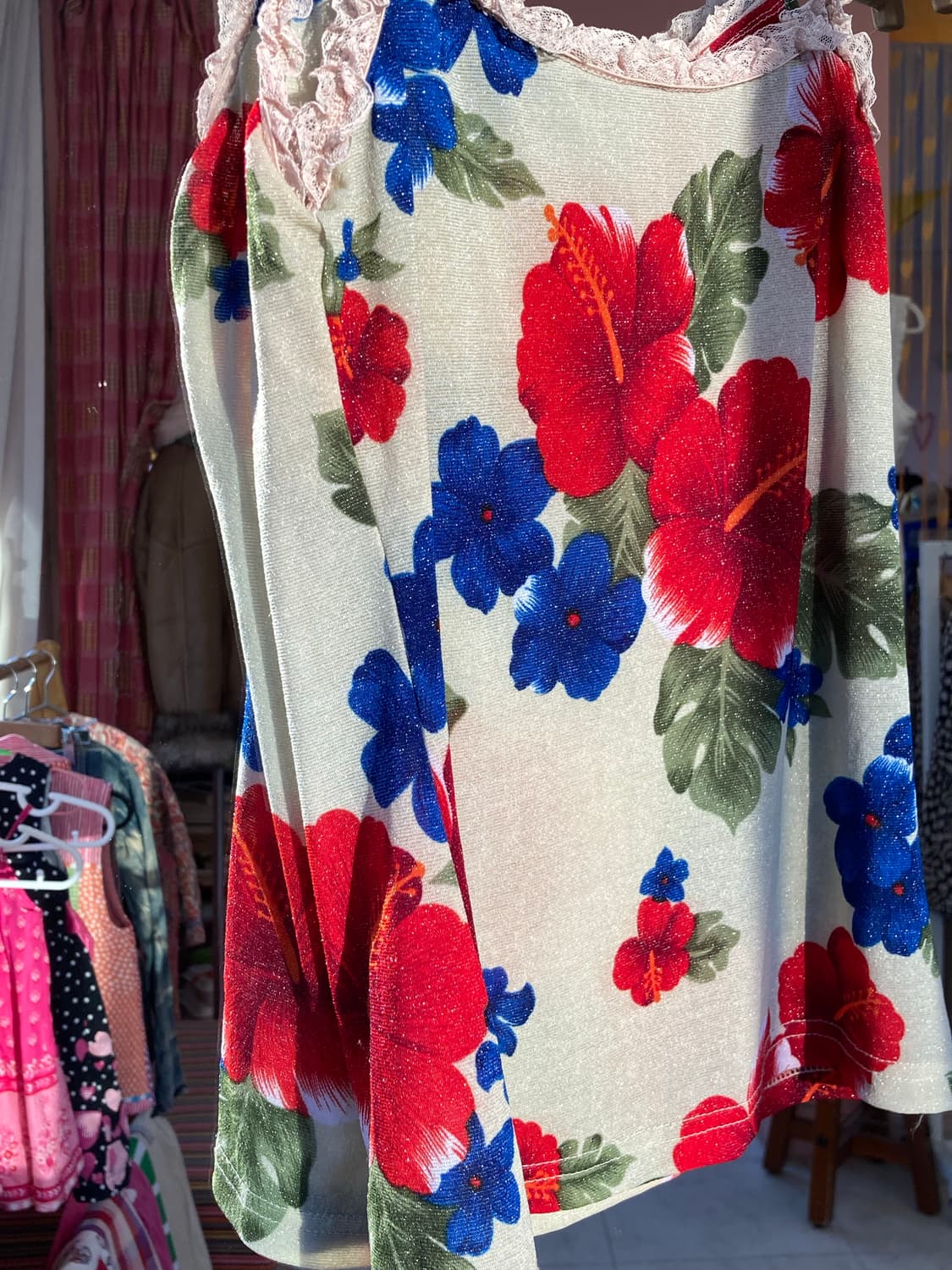 플라워 레이스 슬리브리스 상품이미지4