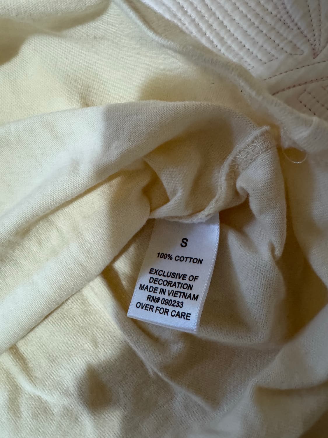 에센셜(Essentials) 긴팔 티셔츠 백로고 s사이즈 상품이미지5