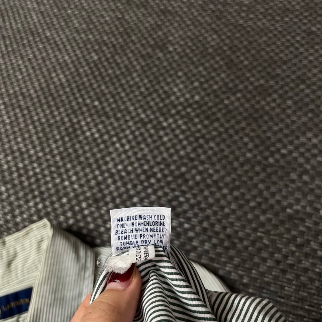 폴로 랄프로렌 핑크 포니 그린 스트라이프 M 상품이미지9