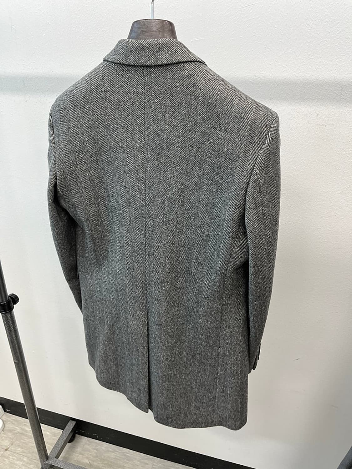 95) 레노마 헤링본 캐시미어 코트  상품이미지7