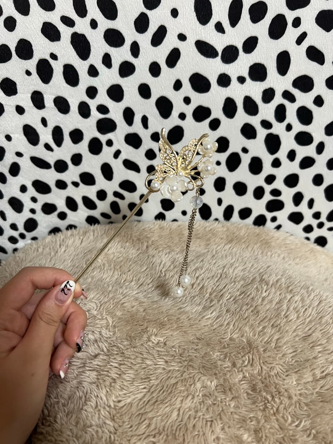 레테 오리엔탈 동양풍 나비 페어리 비녀 상품이미지3