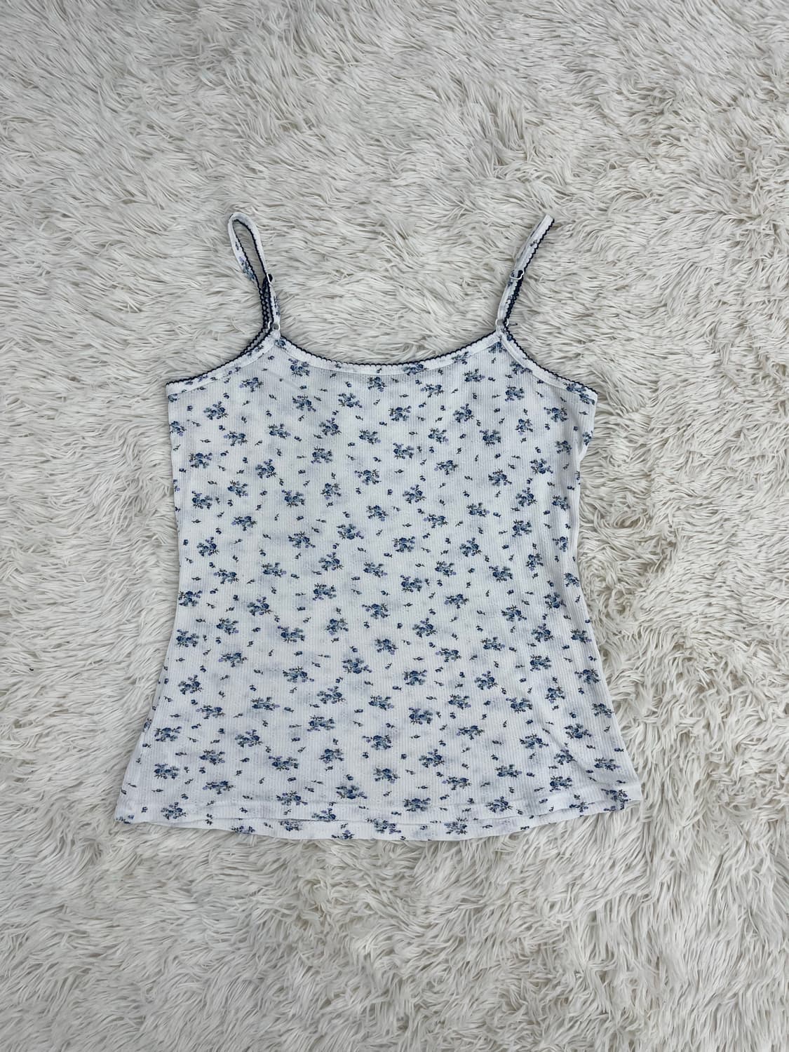 블루플로럴캐미솔 상품이미지1