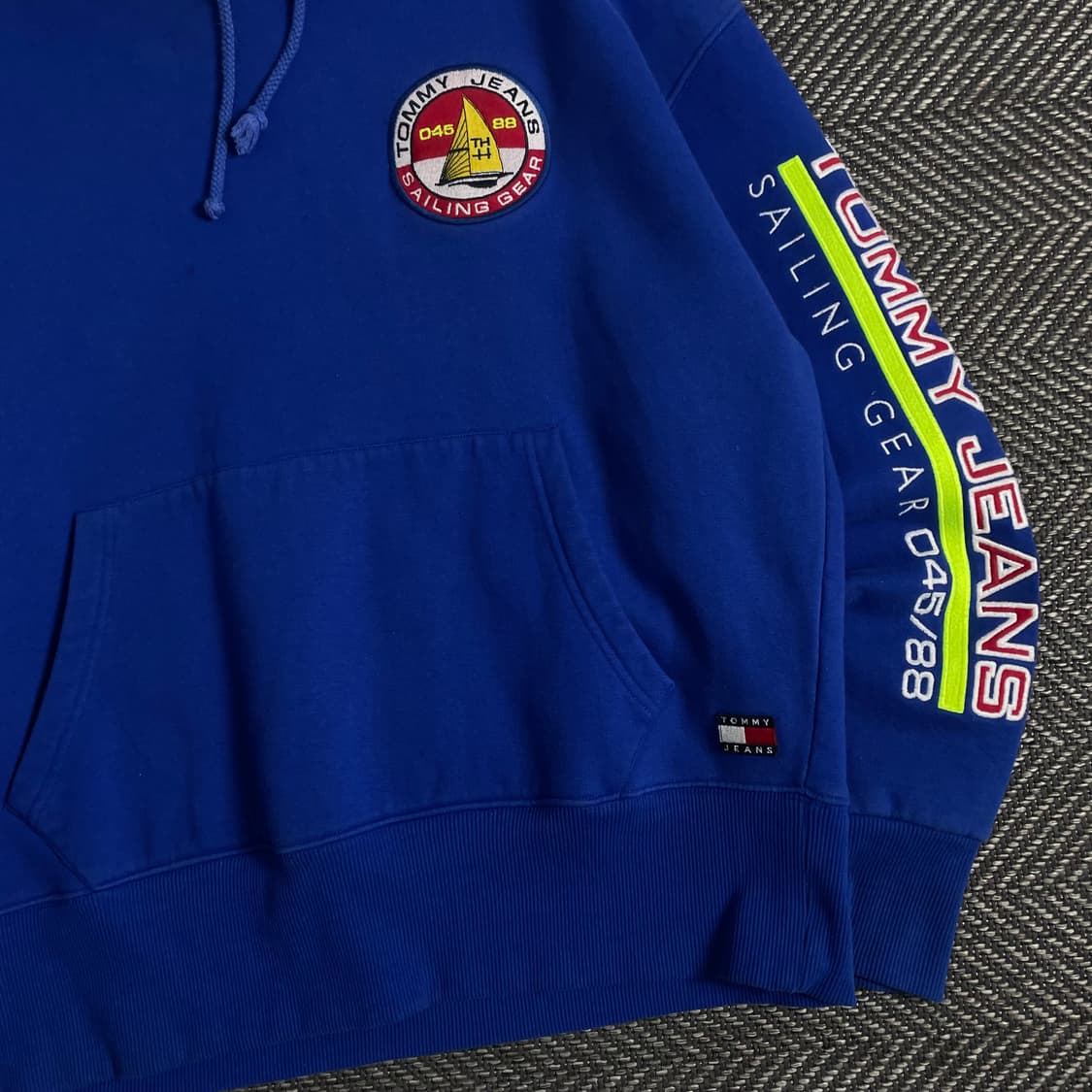 타미힐피거 세일링기어 빅로고 후드 티셔츠o 3555 상품이미지3