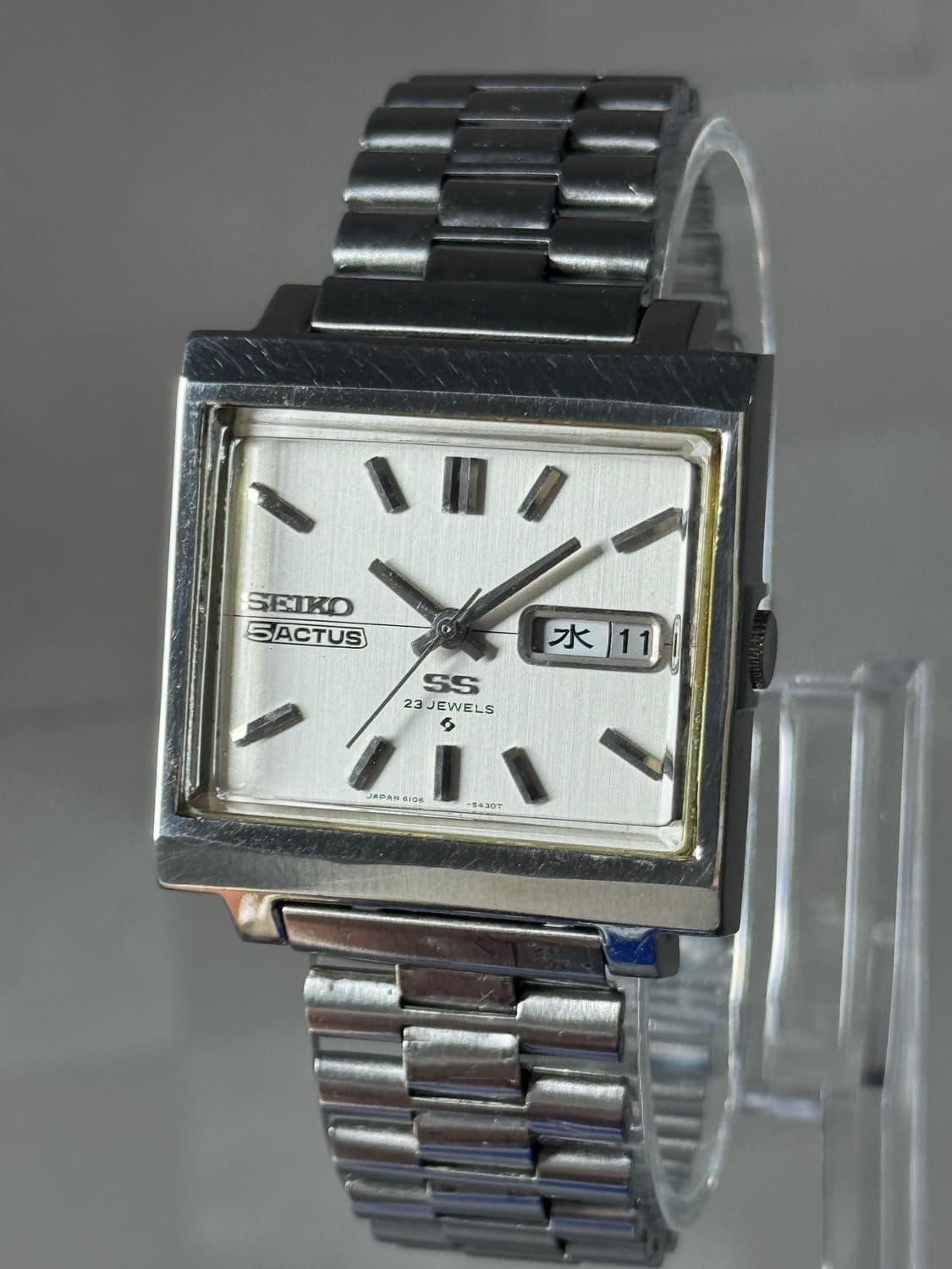 빈티지 세이코 5 액투스 6106 사각 손목시계 상품이미지2