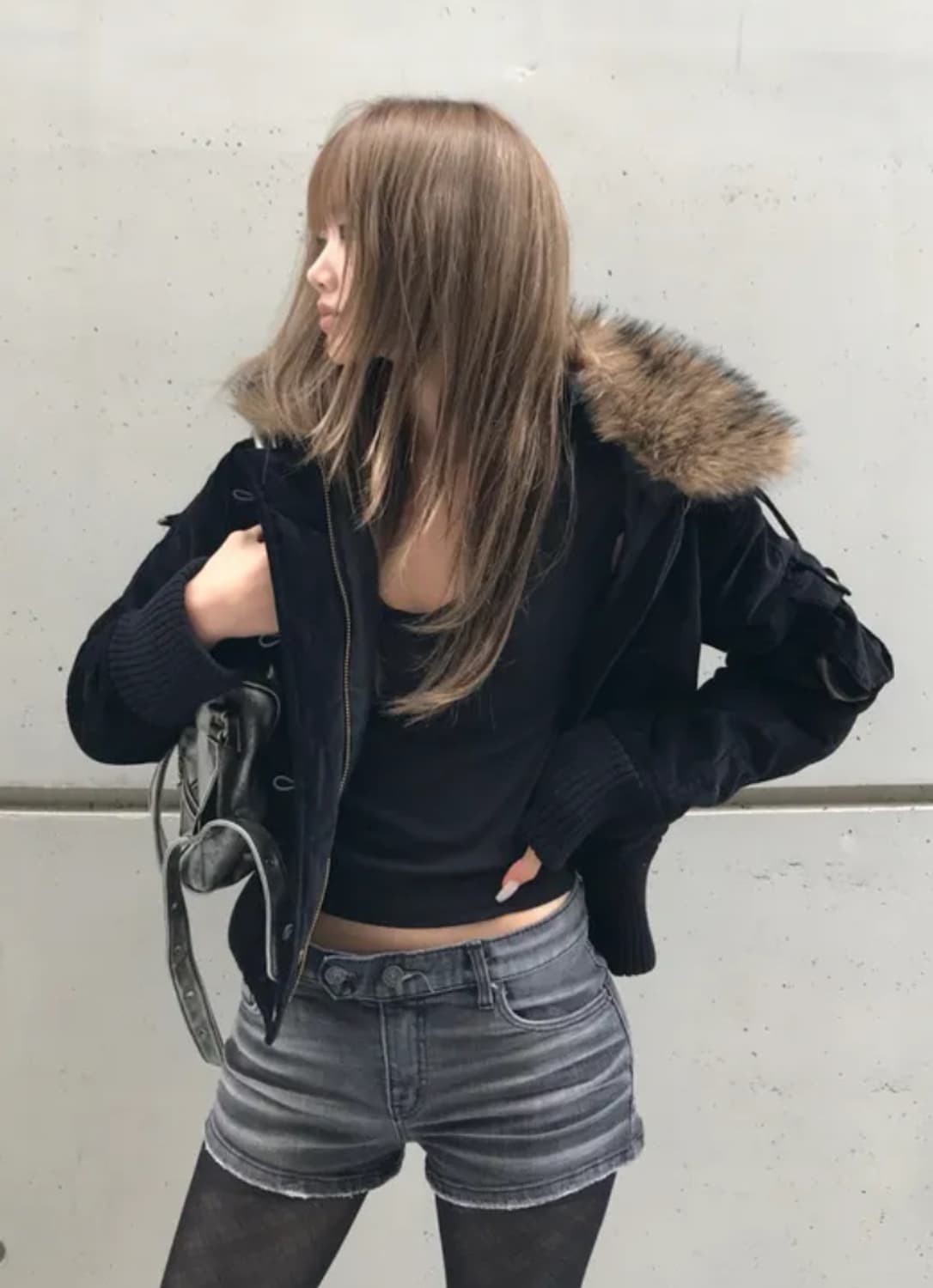 쿄이 나나 벨벳 빈티지 점퍼 상품이미지1