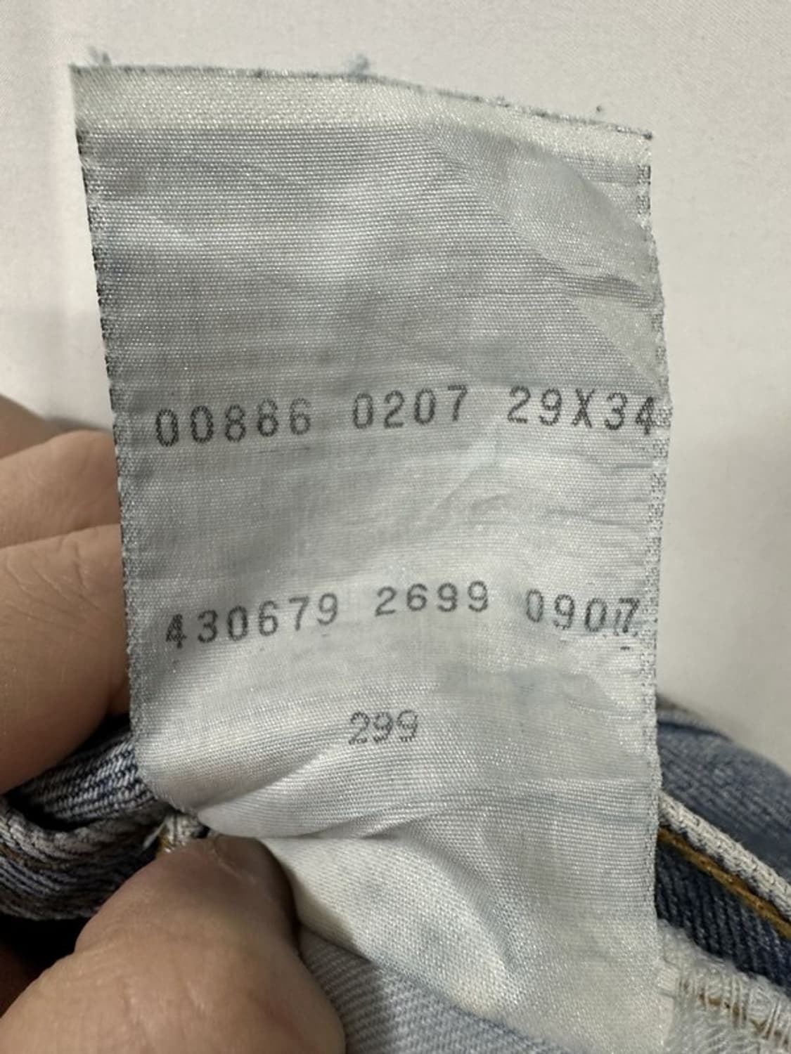 [W29L34] LEVI'S 리바이스886 07s UK 오렌지탭 빈티지 상품이미지6
