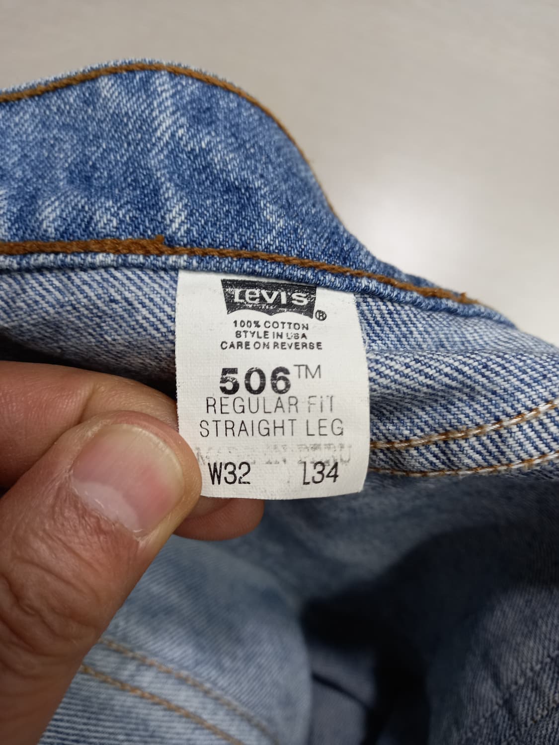 31 90's 리바이스506 Peru RedPont 일자진 31-466 상품이미지8