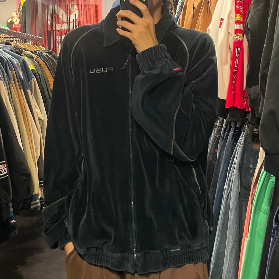 [IM] FUBU 푸부 딥네이비 벨벳 상품이미지4