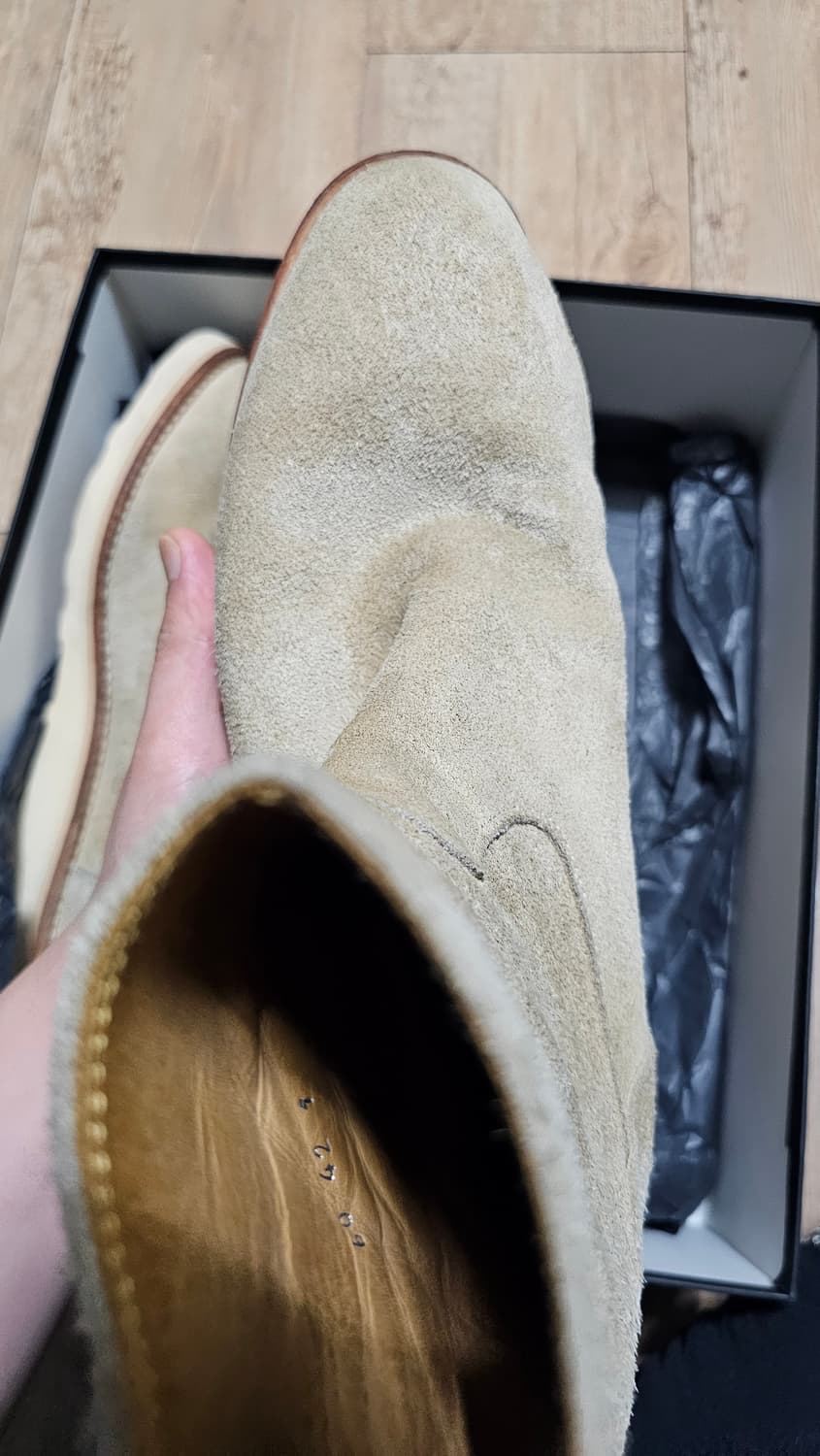 마인데님 MINEDENIM 스웨이드 백지퍼 부츠 42 상품이미지5