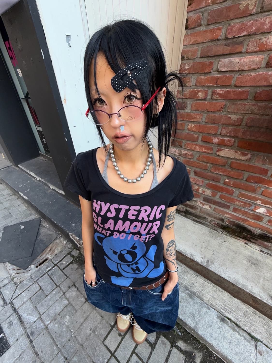 Hysteric Glamour Fxxk Bear T-shirt 상품이미지1