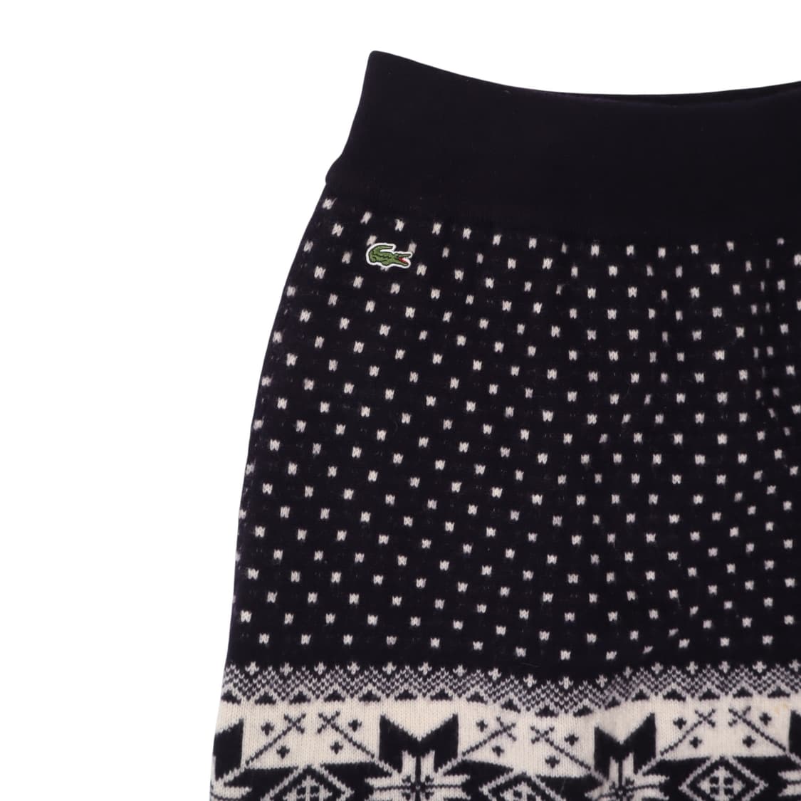 라코스테 스노우플레이크 울 니트 스커트 상품이미지2