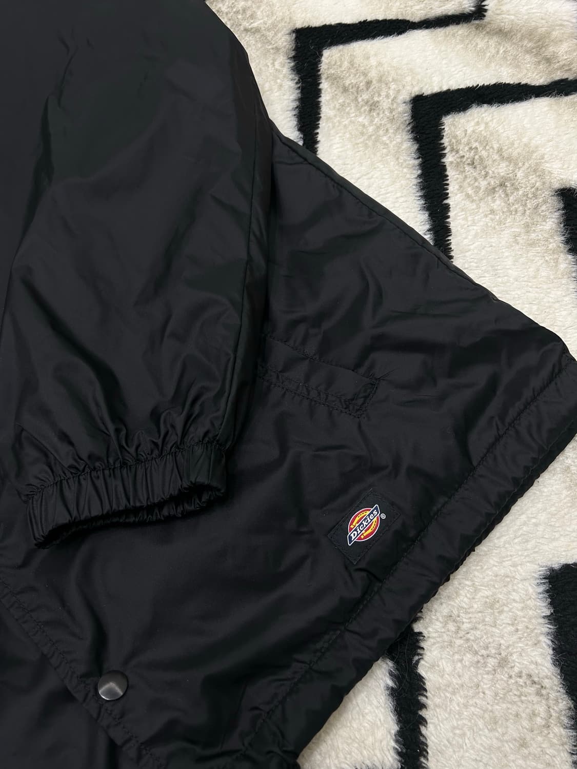 [실측XL]디키즈 스냅 코치자켓/블랙 상품이미지1