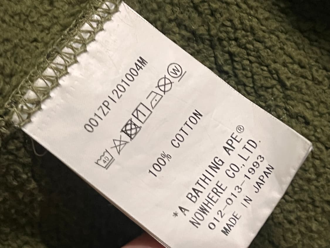 베이프 녹계 샤크 후드집업  상품이미지4