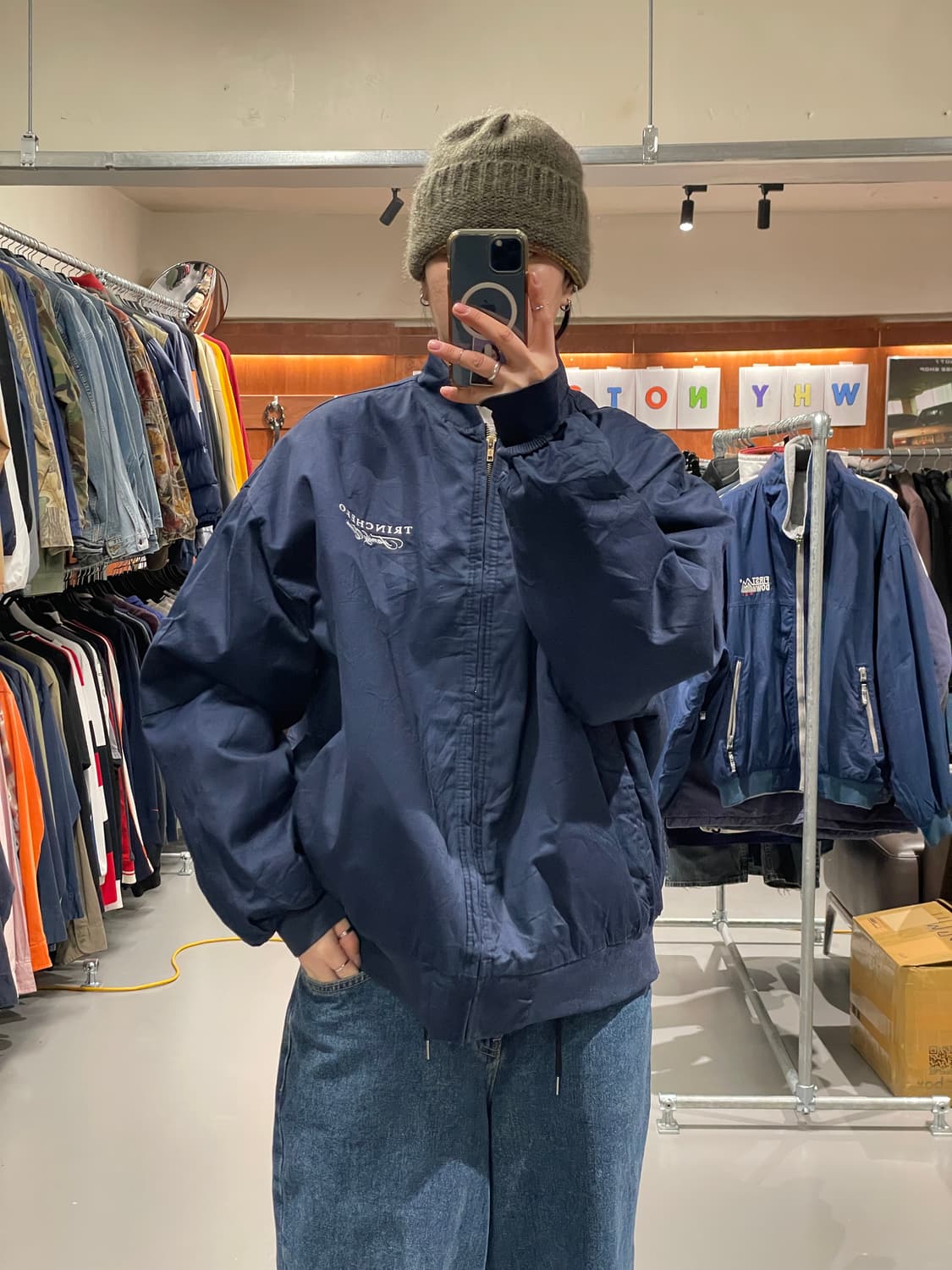 빈티지 빅사이즈 리얼 워크 자켓   상품이미지1