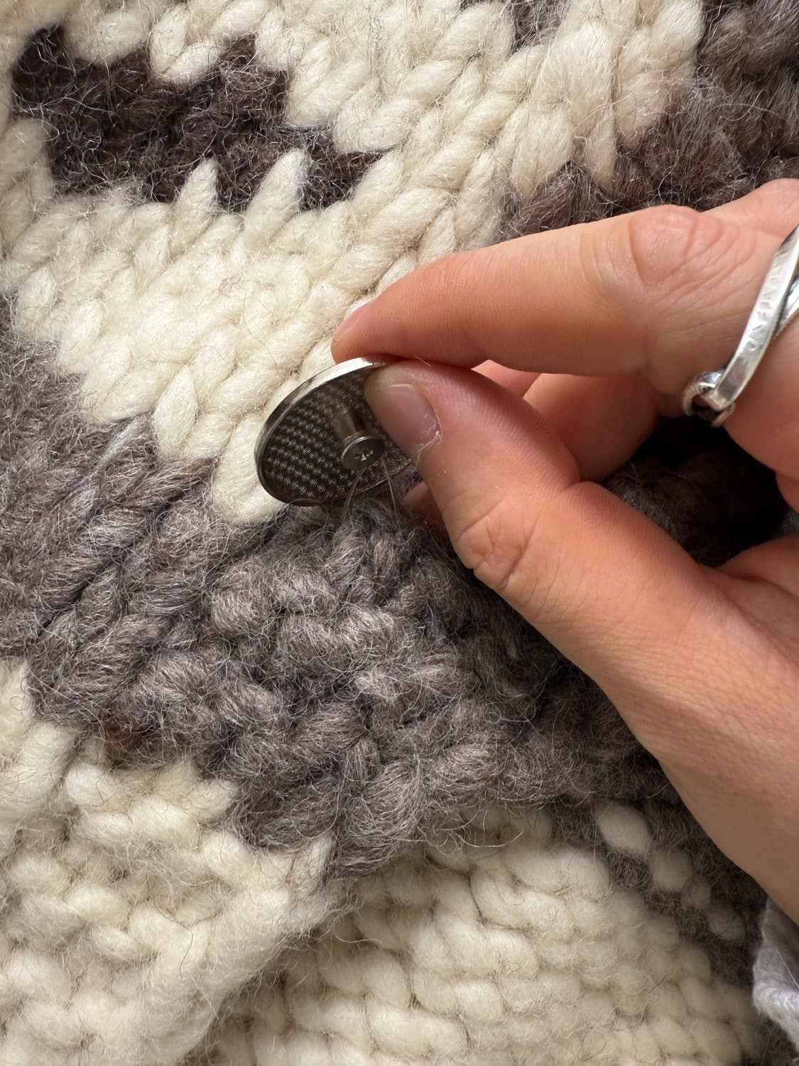 Kanata Cowichan Heavy Wool Cardigan  상품이미지6