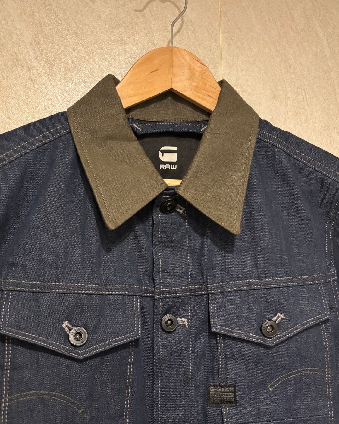 (M) 지스타 로우 ARC 3D 데님 트러커 자켓 상품이미지3