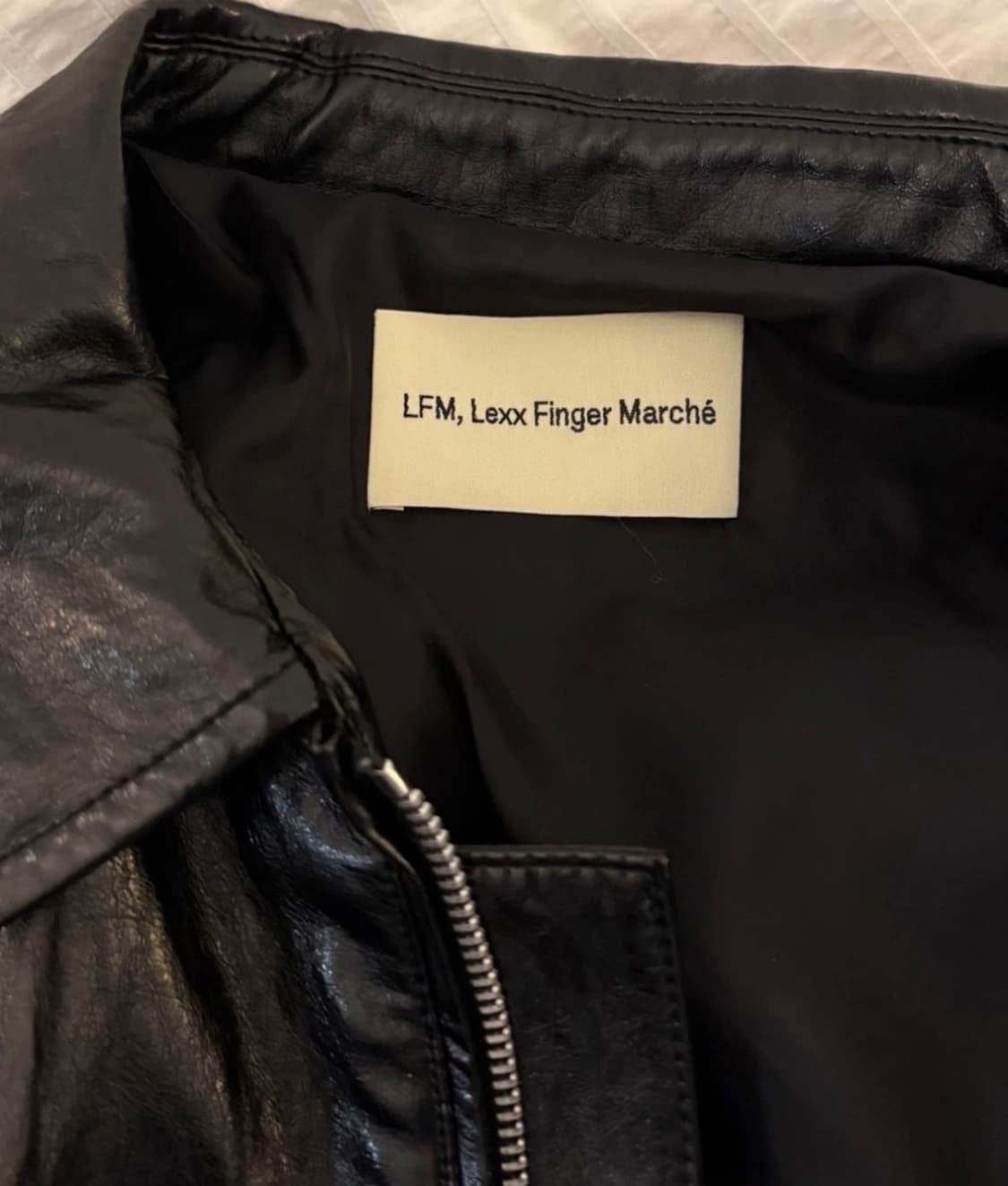 LFM 페이크레더 봄버자켓 상품이미지6