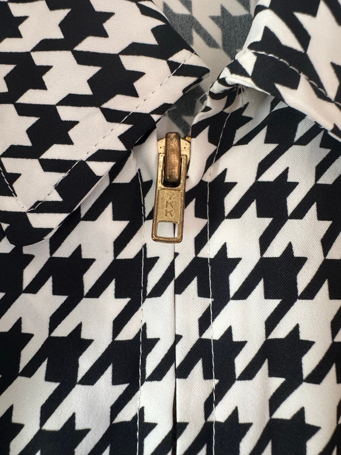 JPN Vintage Nouvelle vague 하운드투스체크 골프자켓 상품이미지5