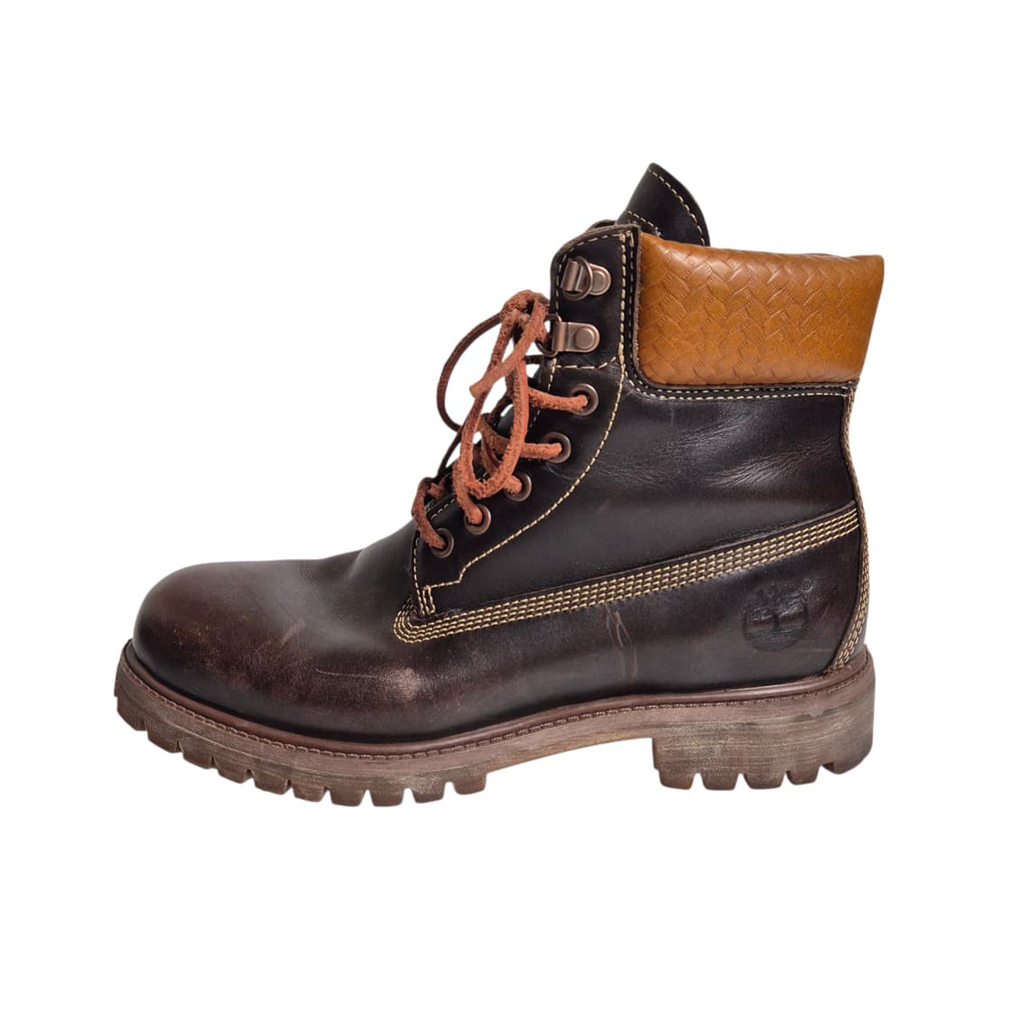 265) 팀버랜드 6인치 워터프루프 다크 브라운 레더 워커 부츠 상품이미지3