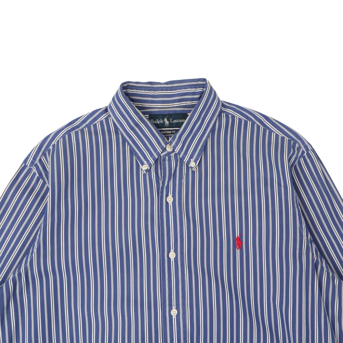 폴로 랄프로렌 네이비 스트라이프 커스텀핏 셔츠 상품이미지2